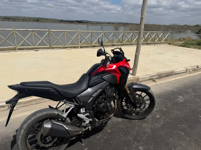 Cb 500x moto segundo dono chave reserva manual moto zera todas revisão na Honda 