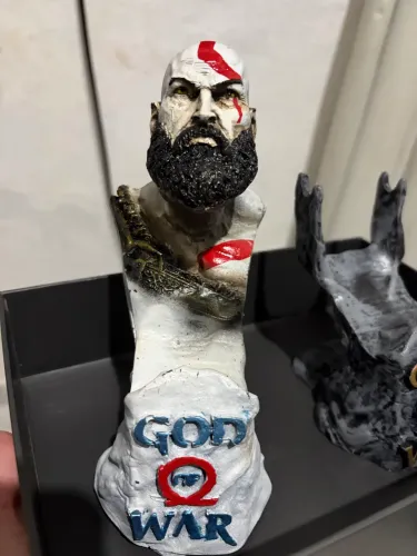 Suporte para fone e controle God Of War Kratos