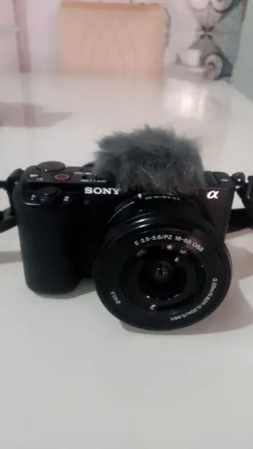 Sony ZV-E10 + Cartão SD 64GB + Lente 16-50mm + 2 Tripé | Semi nova, Pouquíssimo Uso<br>