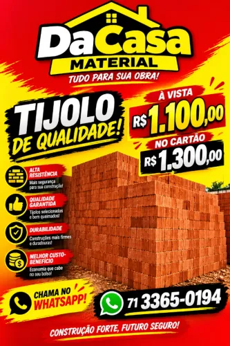 Bloco ceramico 6 furos