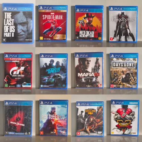 Jogos PS4 - Vários Títulos - Preço Baixo!