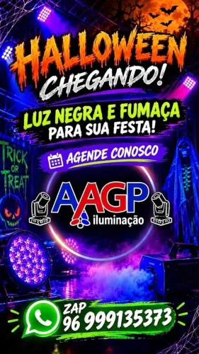 Luz negra e fumaça