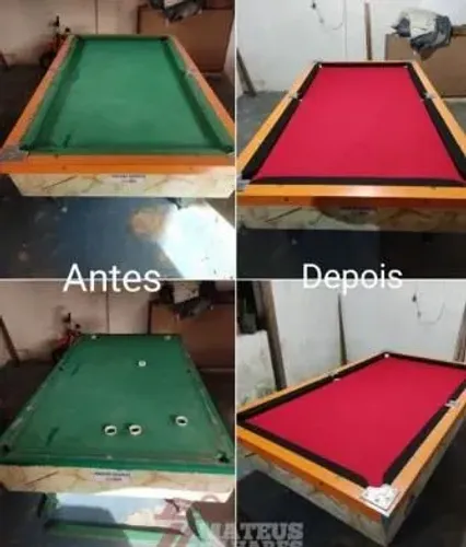 manutenção mesa bilhar