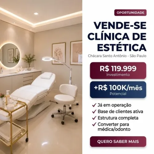 Vende Clinica de Estetica Montada e Funcionando