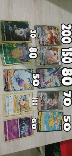 COLEÇÃO DE CARTAS POKÉMON AVALIADAS EM +1000 REAIS