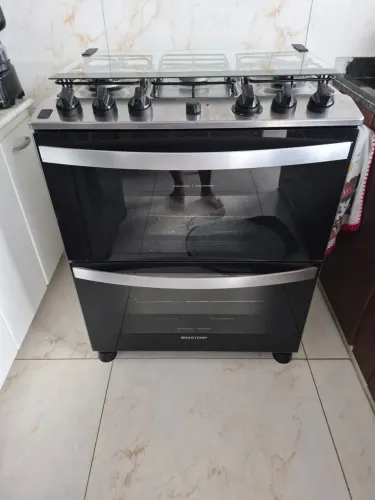 Fogão Brastemp duplo forno 