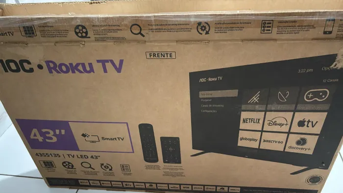 Smart TV AOC 43" FHD Roku TV 43S5155/78G