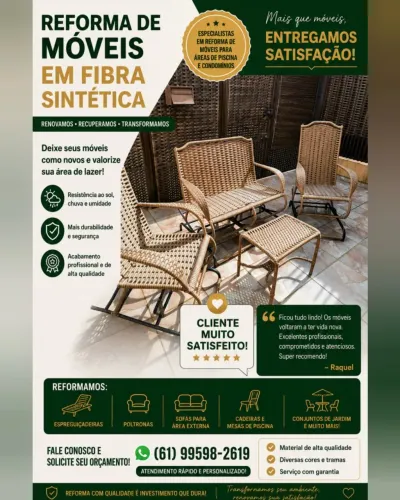 Reforma de Móveis em Fibra Sintética Imperial 