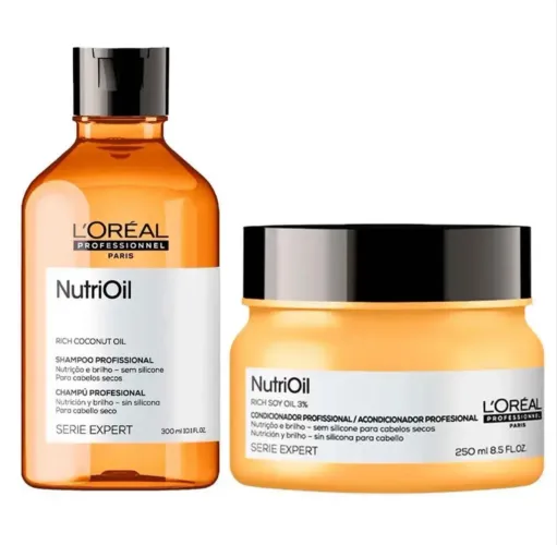 Kit Shampoo E Máscara L'Oréal Nutrioil Home Care