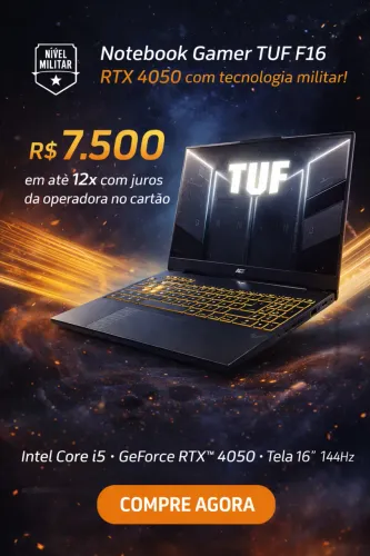 Notebook Gamer Asus Tuf F16 - Novo Rtx4050