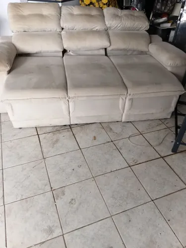 Sofá 3 lugares retratil e recinavel