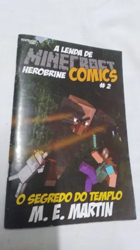 Gibi Minecraft Comics: A Lenda De Herobrine - N° 2 - Tambor Quadrinhos ( 10030 )