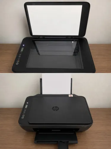 ? Impressora HP Multifuncional cartucho com tinta, só pegar e imprimir, tirar xerox.