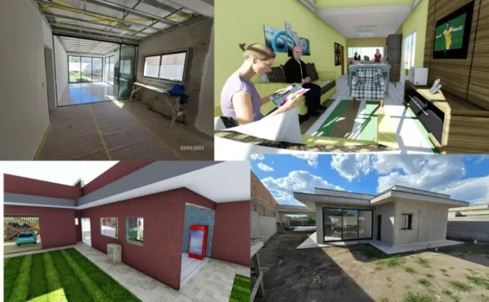 residencias terreas e 2 pavimentos .aprovamos em preefeituras