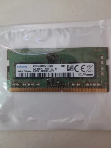Memória 8GB DDR4 Samsung notebook sodimm