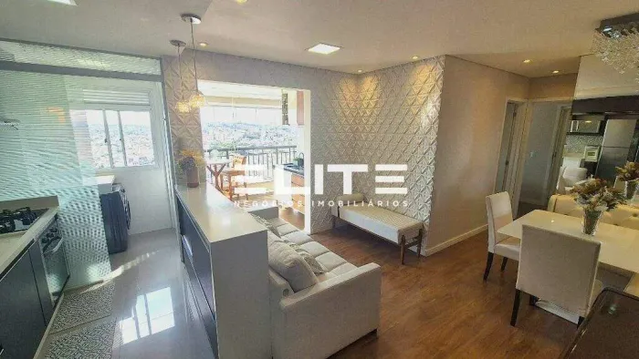 Apartamento com 2 dormitórios à venda, 64 m² por R$ 725.000,00 - Parque Jaçatuba - Santo A