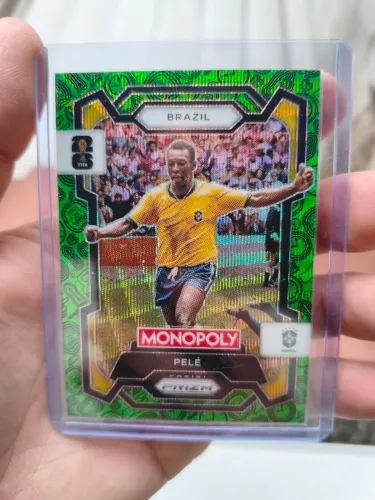 Card Pelé Green Waves Verde Monopoly Prizm Copa World Cup 2026