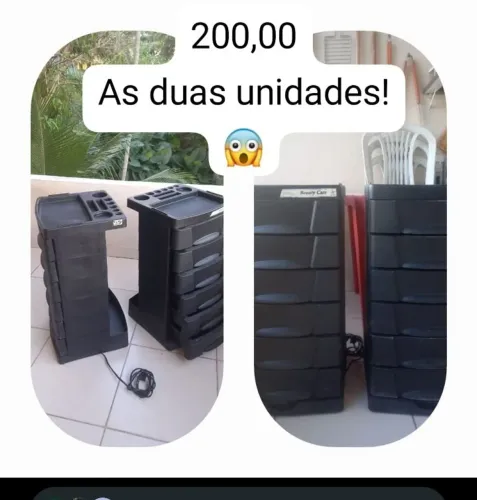Carrinho auxiliar organizador