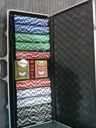 MALETA DE POKER 500 FICHAS