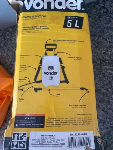 Pulverizador 5 litros 