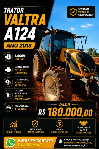 Trator Valtra A124