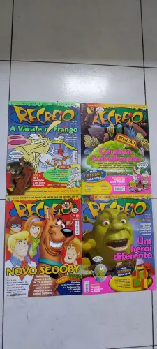 4 revistas Recreio editora Abril