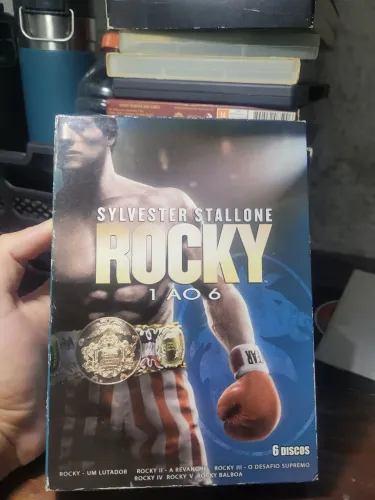box dvd - rocky 1 ao 6 - sylvester stallone