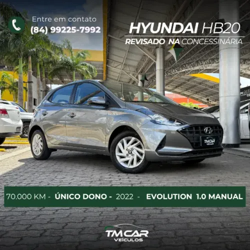 Hyundai HB20 Evolution 1.0 Flex 12V MEC 2022