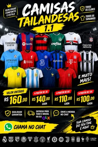 Camisa de Time ótima qualidade 