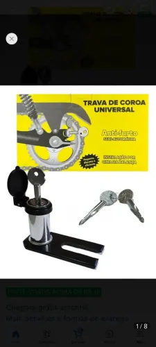 Trava universal para moto