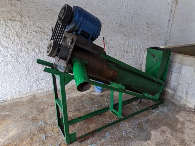 Secadora Industrial de Plástico Moído de Reciclagem.