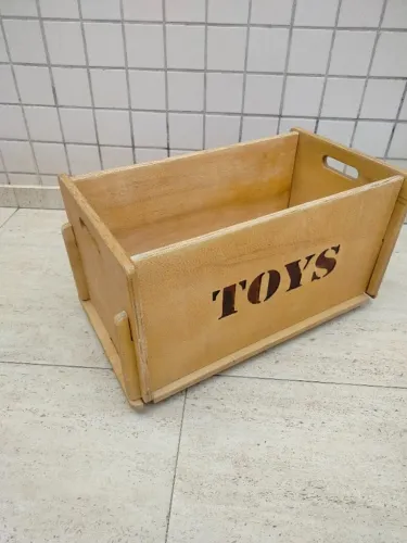 Porta Brinquedos madeira toys Leve Magia