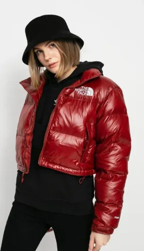 Jaqueta The North Face Nuptse Cropped impermeável, térmica