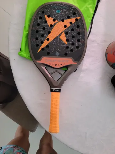 Raquete beach tennis Dropshot Musk 1.0 BT Ambition PRO c/ capa