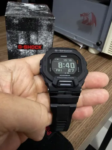 Relógio Casio G-Shock G-Squad Sports GBD-200-1DR Contador de Passos Bluetooth
