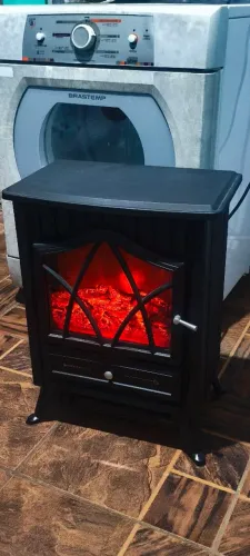 Aquecedor elétrico tipo lareira 127v