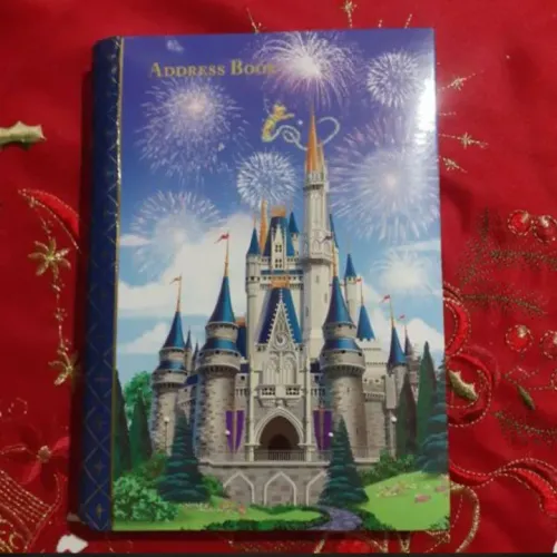 Agenga (address book) Walt Disney castelo da Cinderela e Tinker bell<br><br>nova<br><br>disney. novo