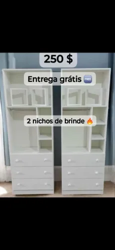 Closet novos de fábrica apronta entrega a partir de $250