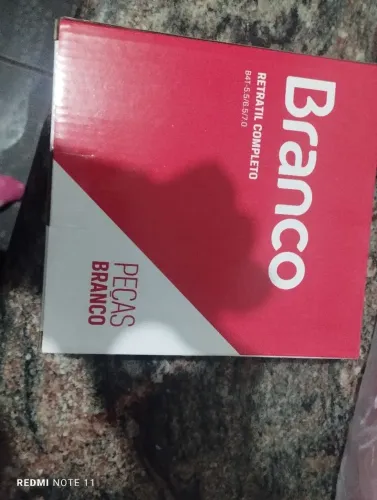 Tampa de partida Branco