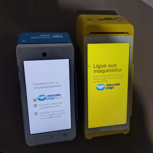 Entrega imediata da sua maquininha de cartão do Mercado Pago. 