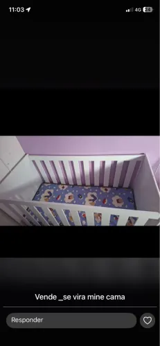 Berço novo na caixa vira mini cama foto do berço mais aí é uma demonstração de como é