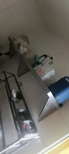 Prateleira inox 2mts cozinha industrial