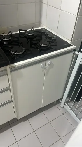 Armário com cooktop
