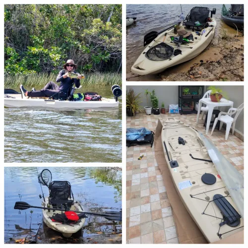 Caiaque de Pesca Milha Nautica Alpha 1084 c/ Pedal