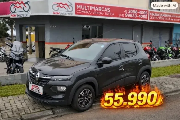 Vendo/Troco/Financio Renault Kwid Intence 1.0 2024