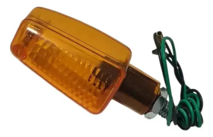 Pisca Mini Honda Titan Fan 2000 A 2008 100% Amarelo 0195 Amarelo
