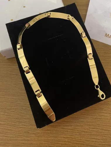 Pulseira de ouro 18k. 5 gramas