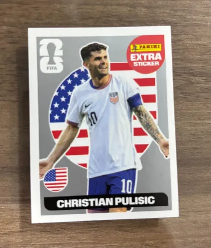 Figurinha extra Christian Pulisic prata