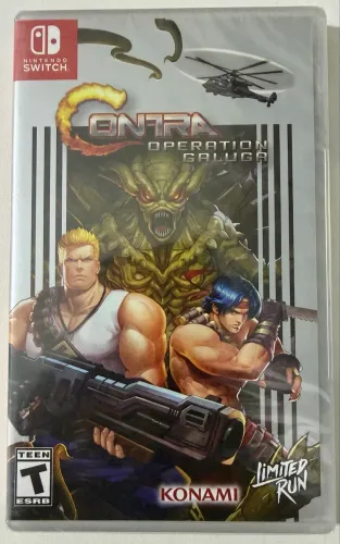 Contra Operation Galuga Nintendo Switch Mídia Física Limited Run