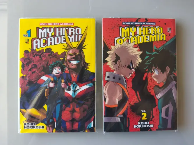 Mangás Boku no hero Vol. 1 e 2